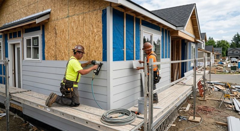 Our team working on Siding Service projects in Coweta County, GA