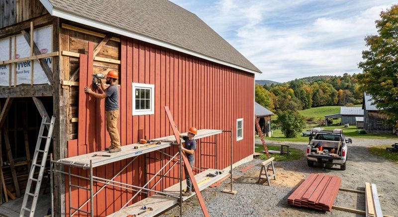 Barn Siding Installation in Fulton County, GA