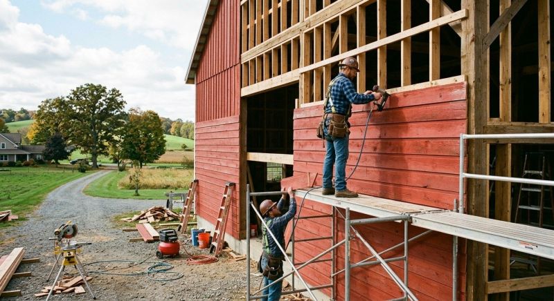 Barn Siding Installation in Union City, GA
