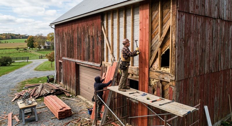 Barn Siding Replacement in Carrollton, GA