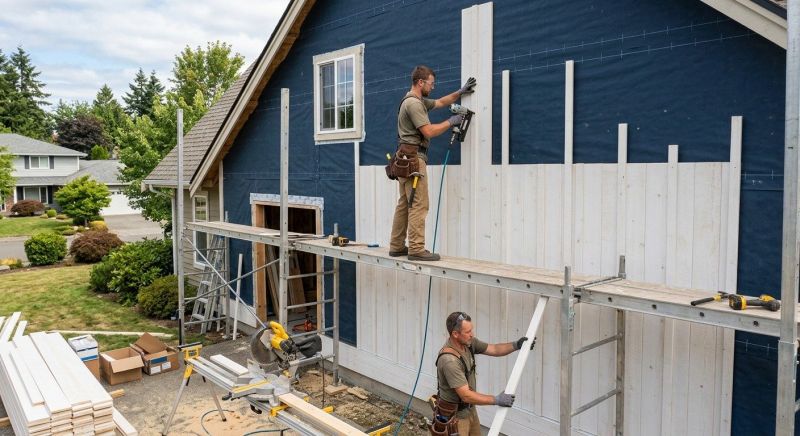 Batten Siding Installation in Peachtree City, GA