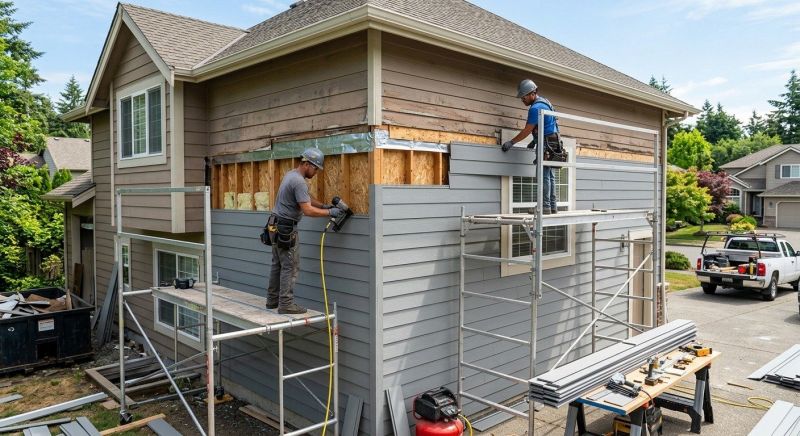 Cement Siding Replacement in Fulton County, GA