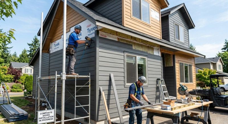 Composite Siding Installation in Senoia, GA