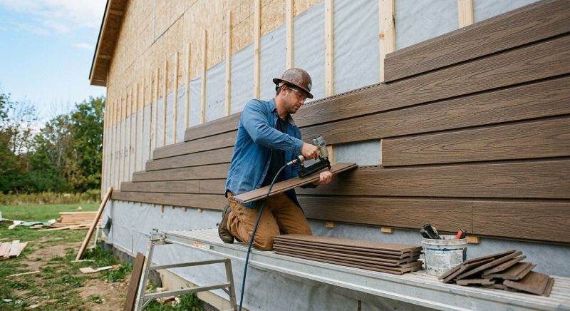 Faux Wood Siding Installation in Newnan, GA