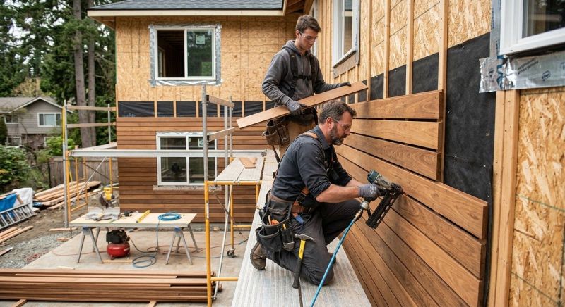 Hardwood Siding Installation in Fulton County, GA