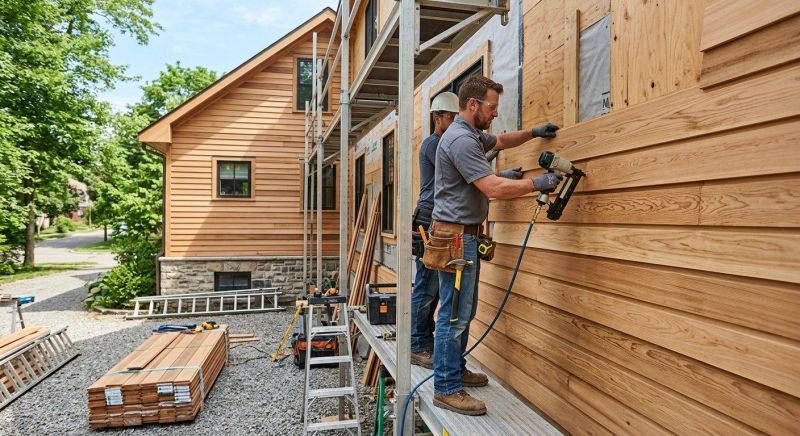Hardwood Siding Installation in Fulton County, GA