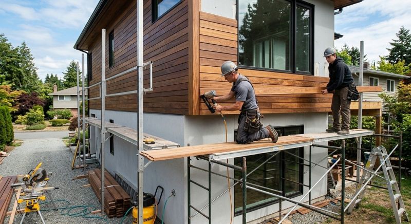 Hardwood Siding Installation in Senoia, GA