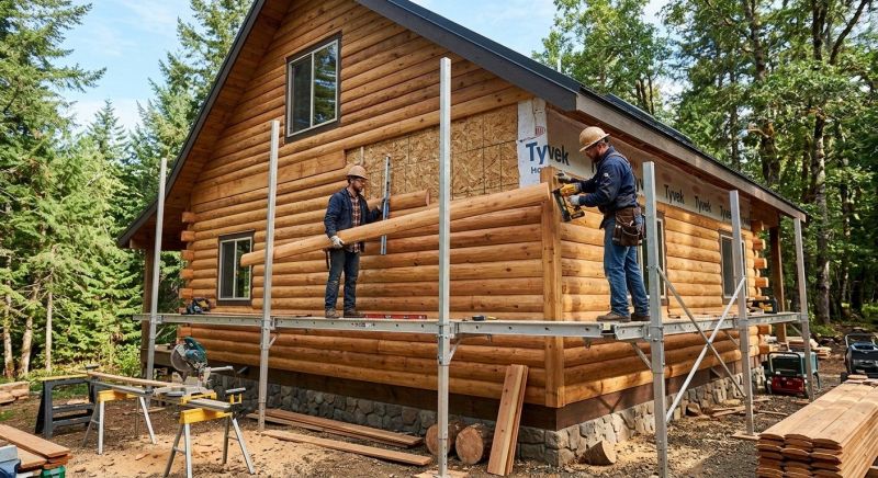 Log Siding Installation in Fayetteville, GA