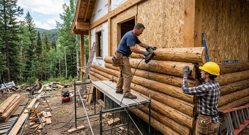 Log Siding Installation in Fulton County, GA