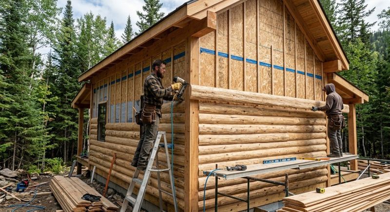 Log Siding Installation in Fulton County, GA