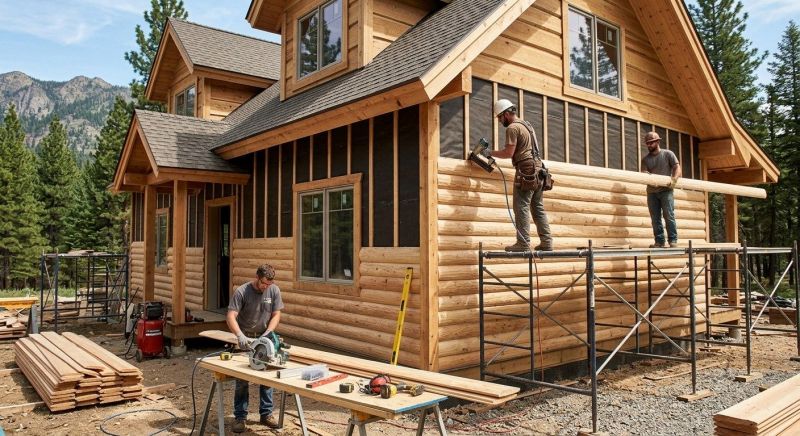 Log Siding Installation in Newnan, GA