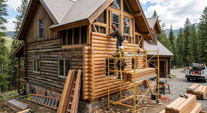 Log Siding Installation in Newnan, GA
