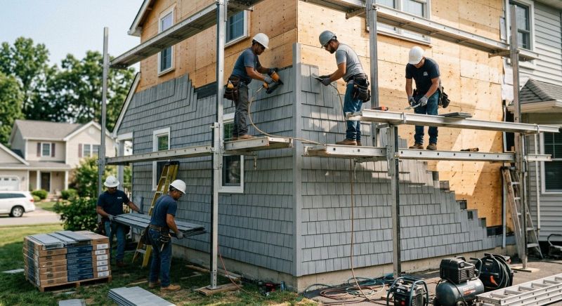 Shingle Siding Installation in Coweta County, GA