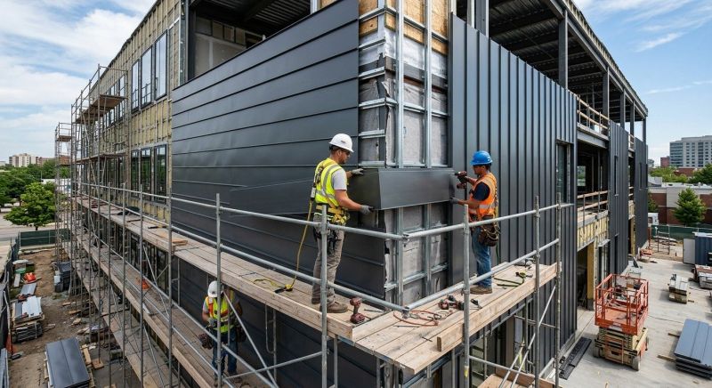 Steel Cladding Installation in Coweta County, GA