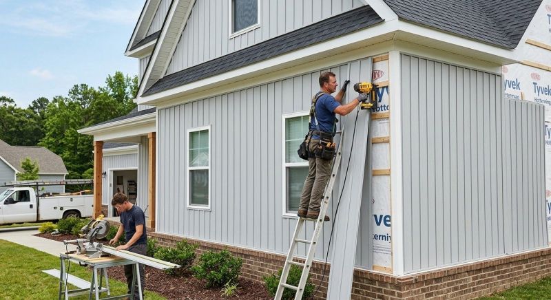 Vertical Siding Replacement in Coweta County, GA
