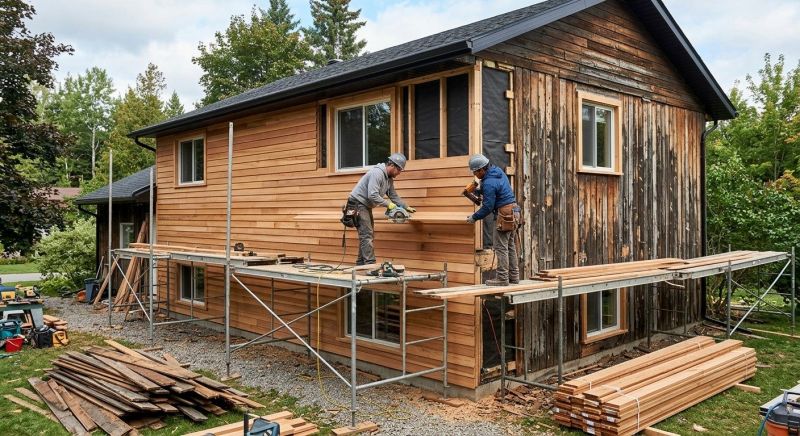 Wood Cladding Installation in Gay, GA
