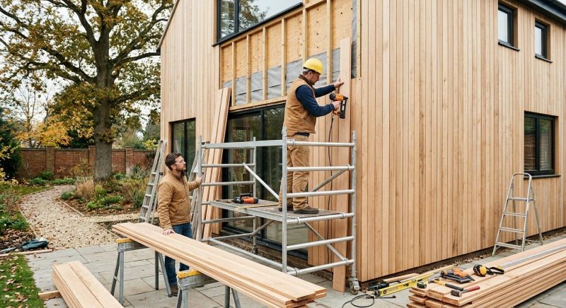 Wood Cladding Installation in Coweta County, GA