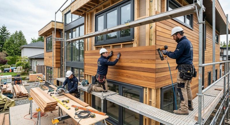 Wood Cladding Installation in Sharpsburg, GA