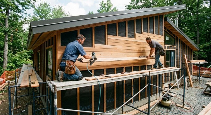 Wood Cladding Installation in Sharpsburg, GA