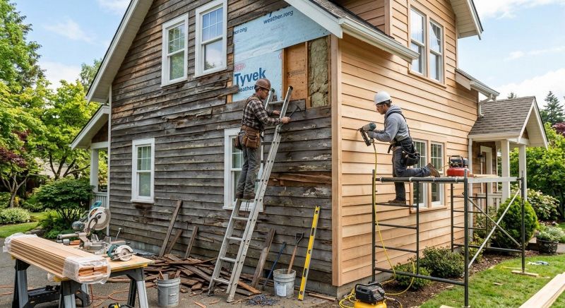 Wood Siding Replacement in Peachtree City, GA
