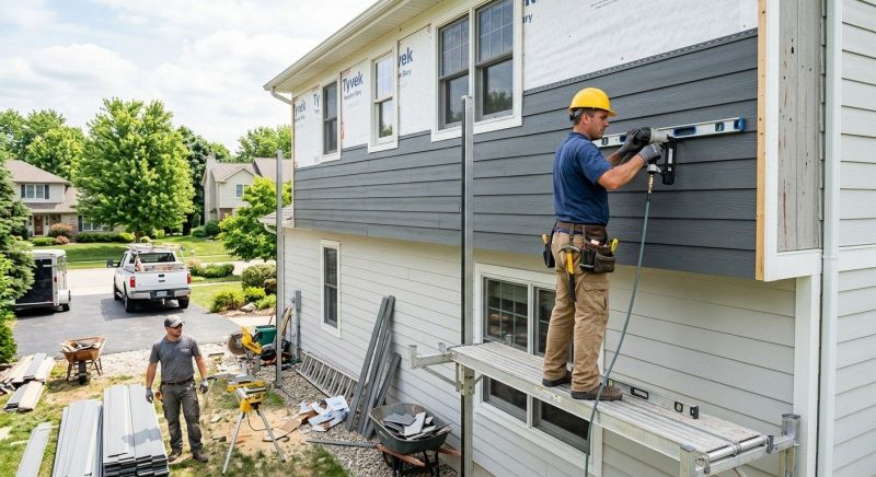 Commercial Siding Installation