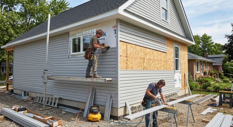 House Siding Installation