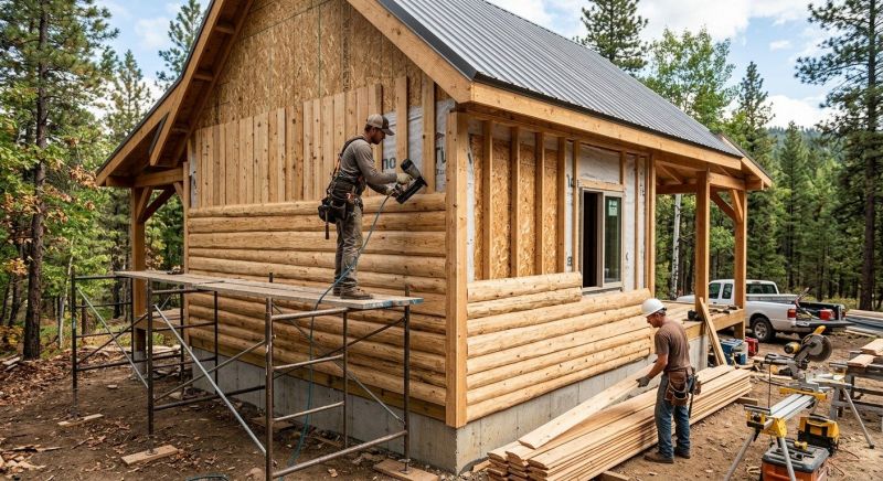 Log Siding Replacement