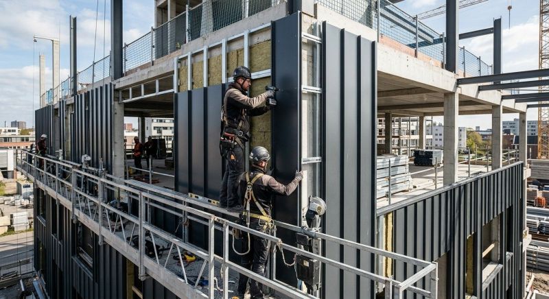 Steel Cladding Installation